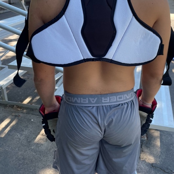 BAUER VAPORMAX X60 HOCKEY GLOVES 12” 30cm DYNAMIC ERGO THUMB JOCK JUNIOR MEN PRO - Picture 14 of 17